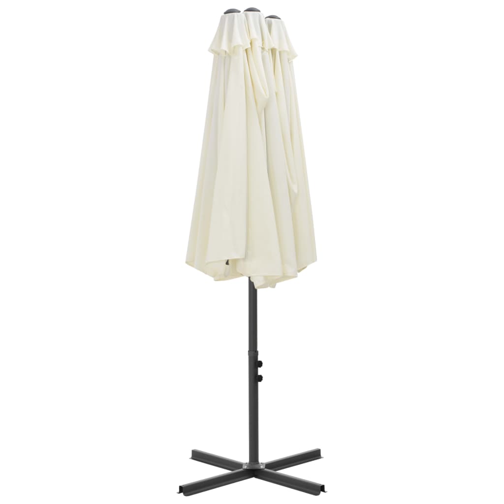 Garden Parasol With Aluminium Pole 460X270 Cm