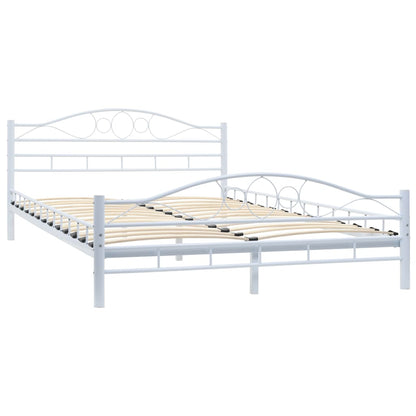 Bed Frame Without Mattress Metal 137X187 Cm Double