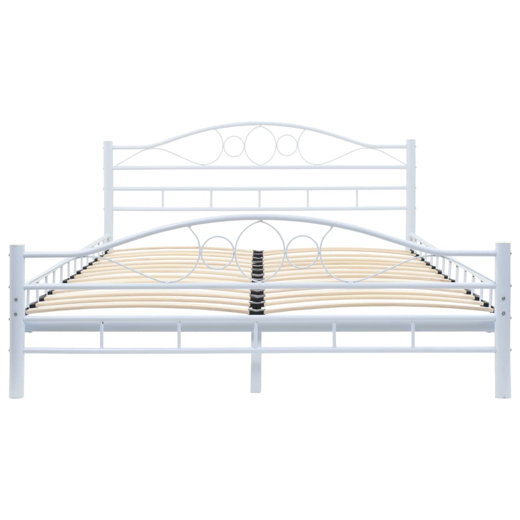 Bed Frame Without Mattress Metal 137X187 Cm Double