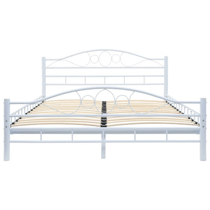 Bed Frame Without Mattress Metal 137X187 Cm Double
