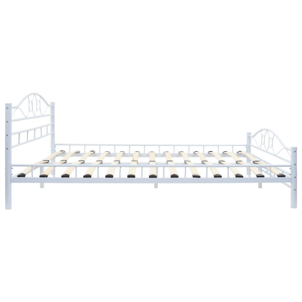 Bed Frame Without Mattress Metal 137X187 Cm Double