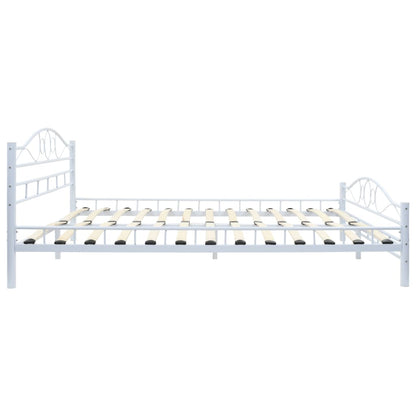Bed Frame Without Mattress Metal 137X187 Cm Double