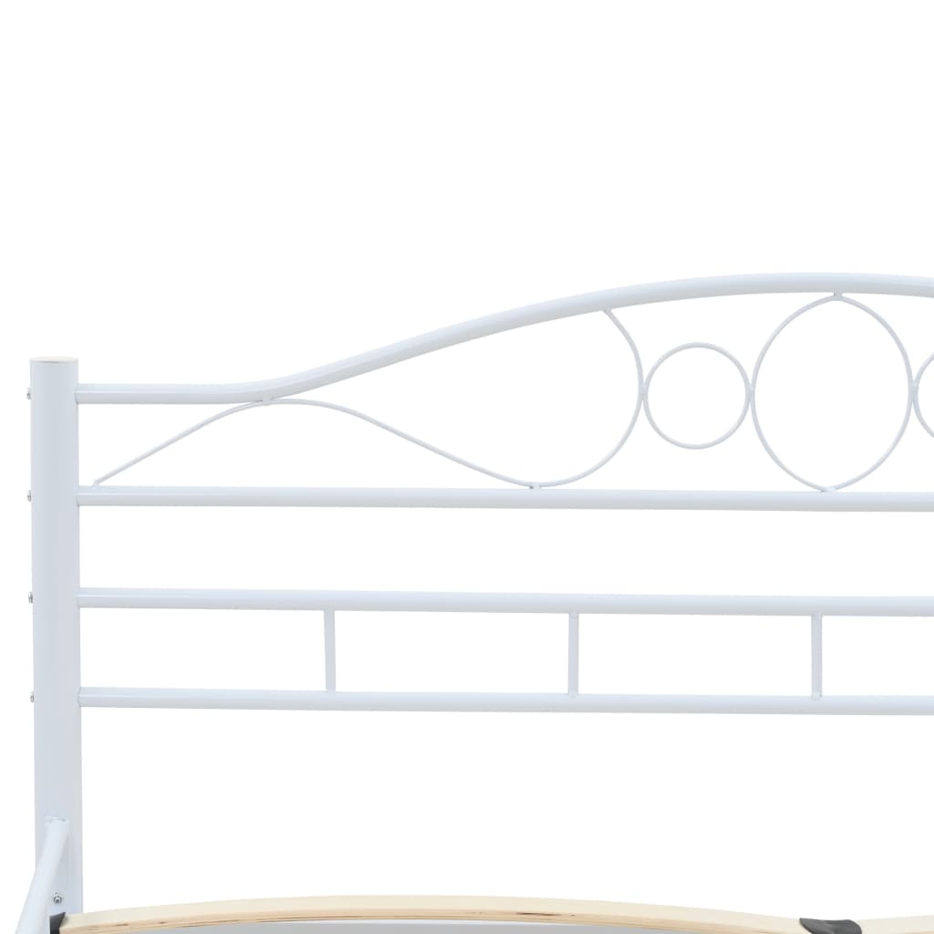 Bed Frame Without Mattress Metal 137X187 Cm Double