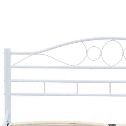 Bed Frame Without Mattress Metal 137X187 Cm Double