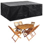 Garden Furniture Covers 2 Pcs 4 Person Poly Rattan Set 8 Eyelets 113X113Cm