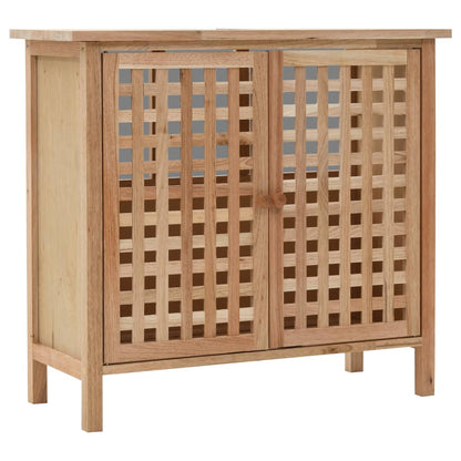 Sink Cabinet Solid Walnut Wood 66X29X61 Cm