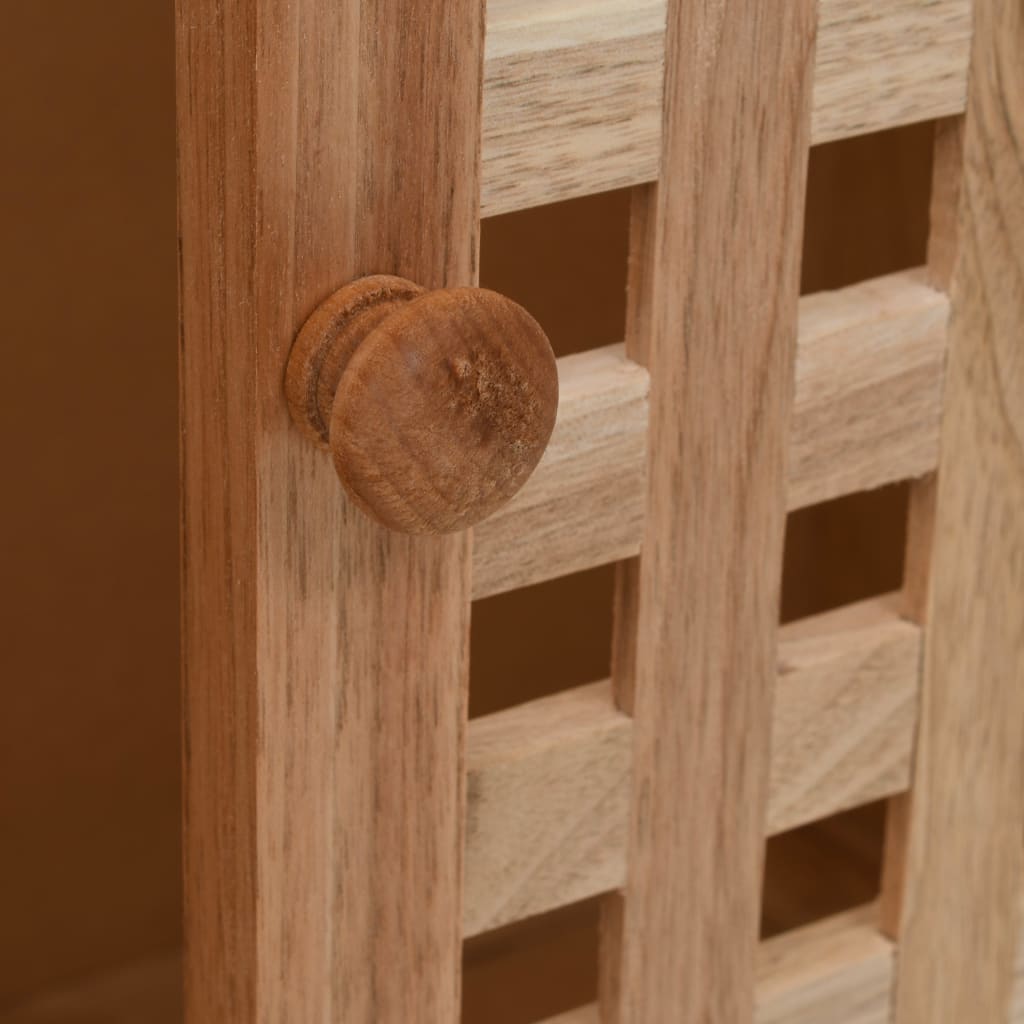 Sink Cabinet Solid Walnut Wood 66X29X61 Cm