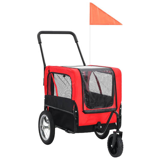 2-In-1 Pet Bike Trailer & Jogging Stroller