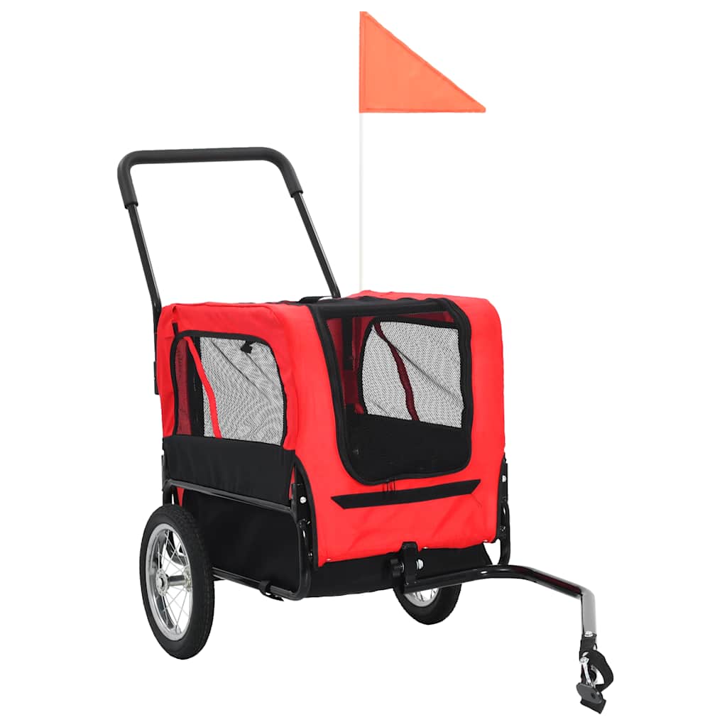 2-In-1 Pet Bike Trailer & Jogging Stroller