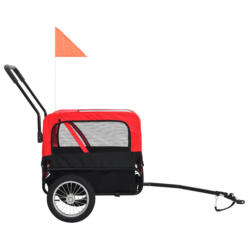 2-In-1 Pet Bike Trailer & Jogging Stroller