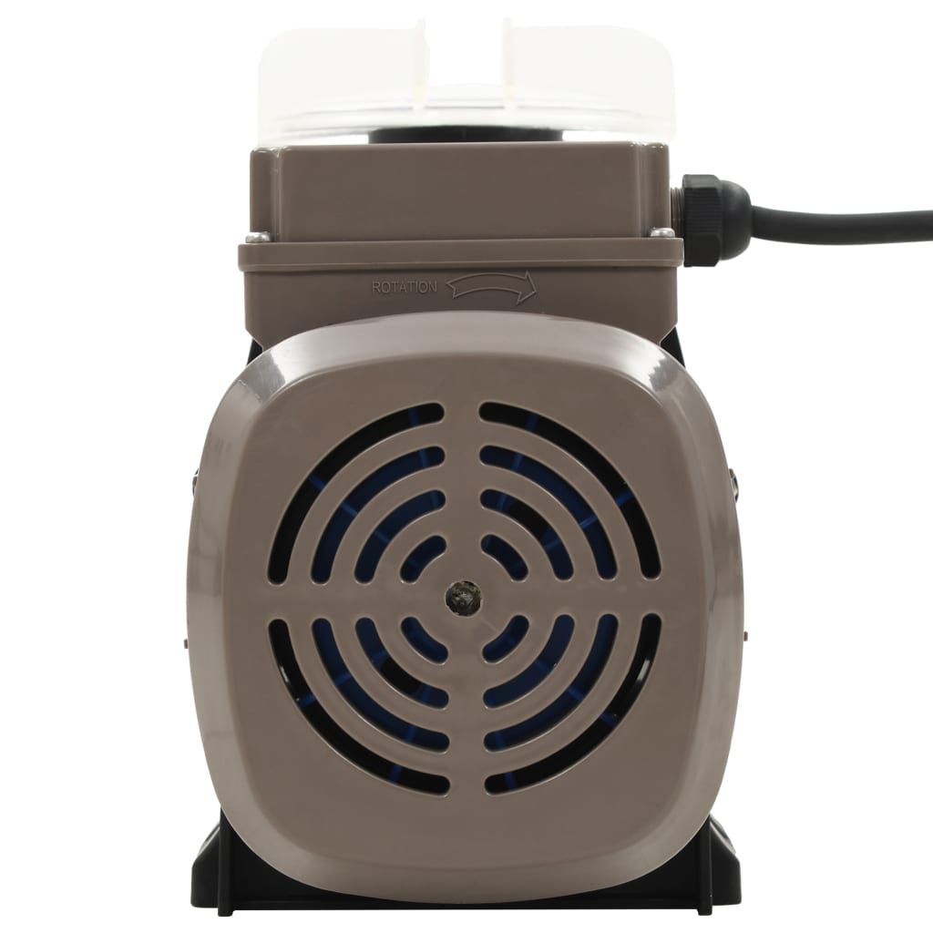 Pool Pump With Timer Black 0.25 Hp 8000 L/H