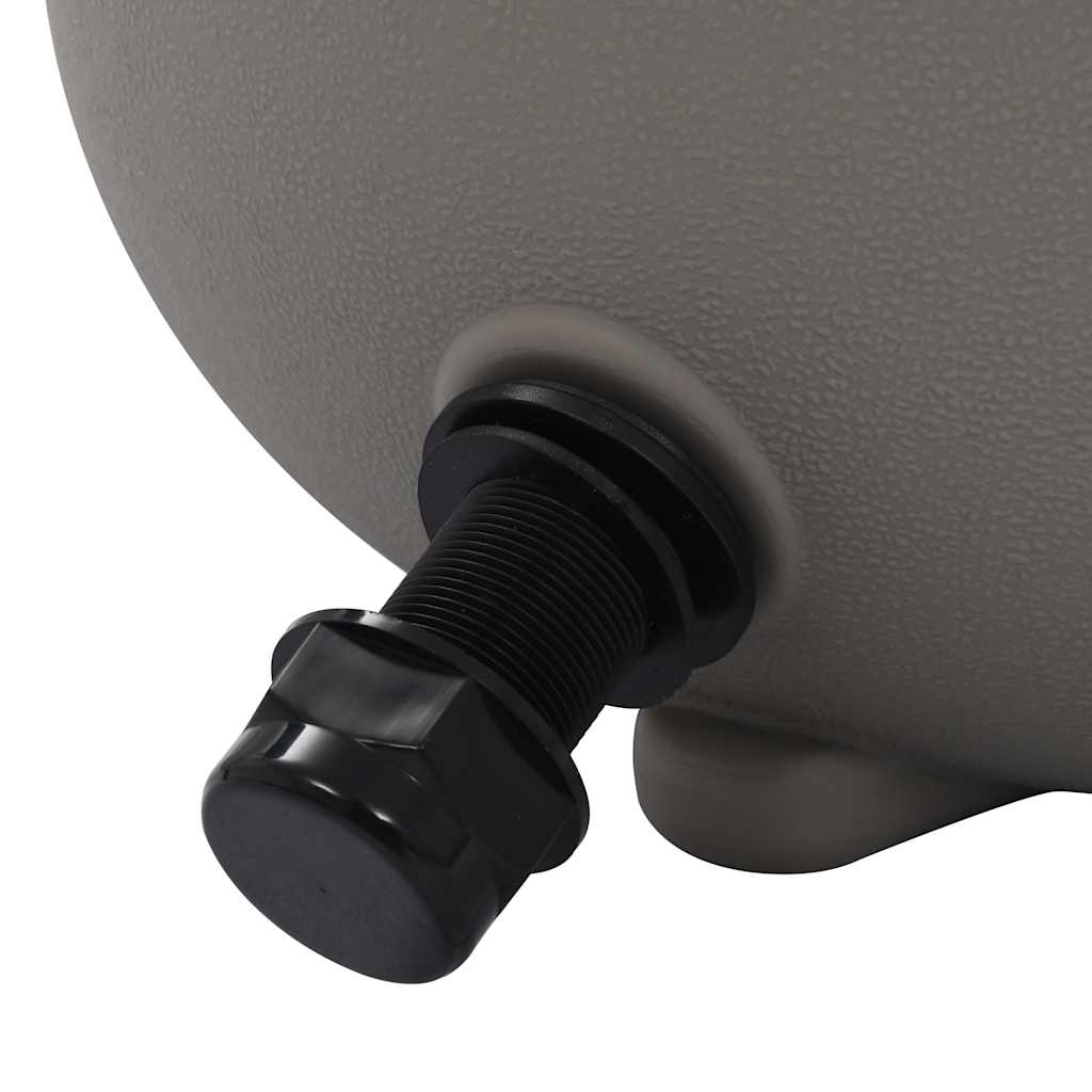 Pool Sand Filter With 4 Position Valve Grey 350 Mm