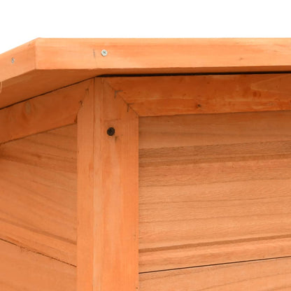 Dog Cage Solid Pine & Fir Wood 120X77X86 Cm