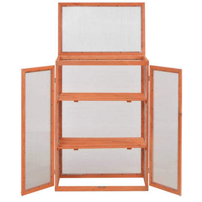 Greenhouse Wood 75X47X109 Cm