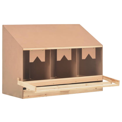 Chicken Laying Nest 5 Compartments Solid Pine Wood