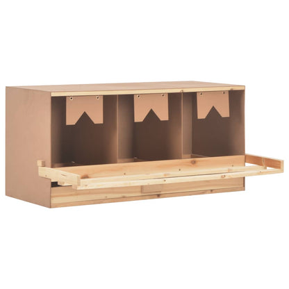 Chicken Laying Nest 5 Compartments Solid Pine Wood