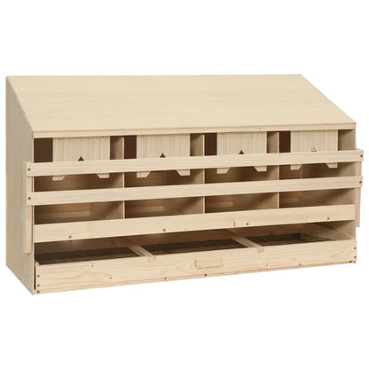 Chicken Laying Nest 5 Compartments Solid Pine Wood