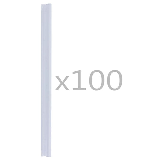 100 Pcs Fence Strip Clips Pvc