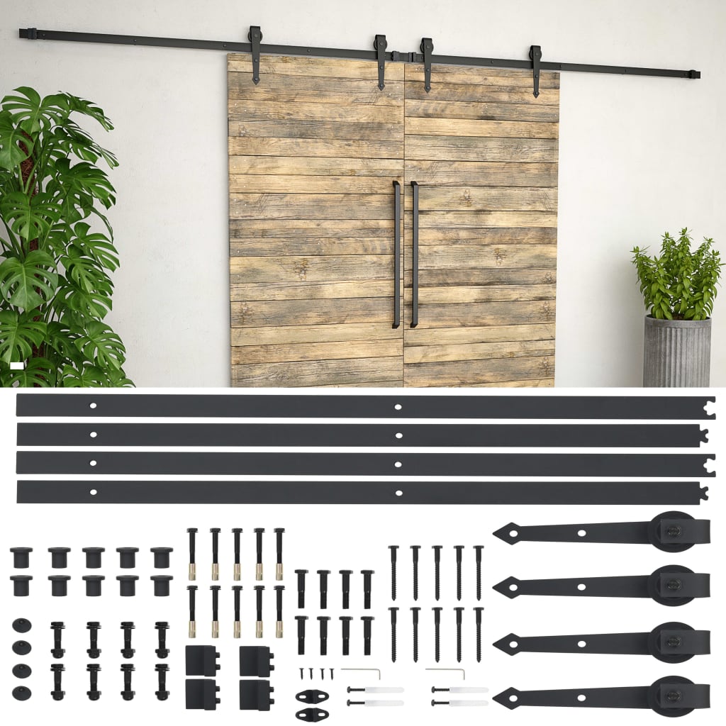 Sliding Door Hardware Kit Steel