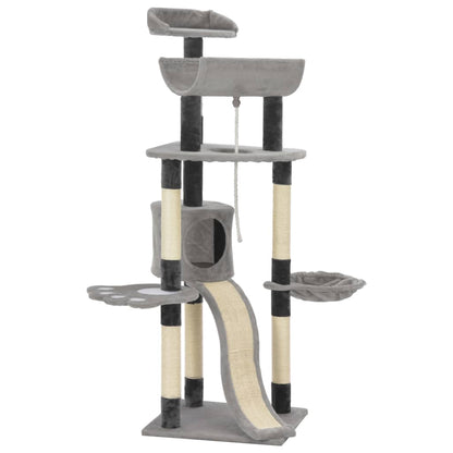 Cat Tree With Sisal Scratching Posts 145 Cm