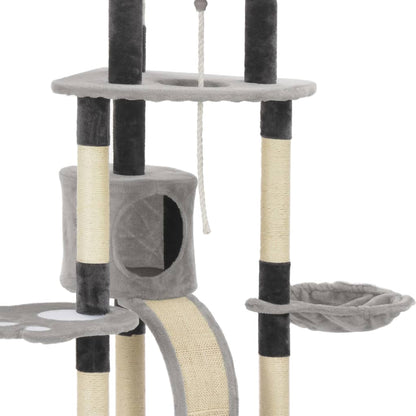 Cat Tree With Sisal Scratching Posts 145 Cm