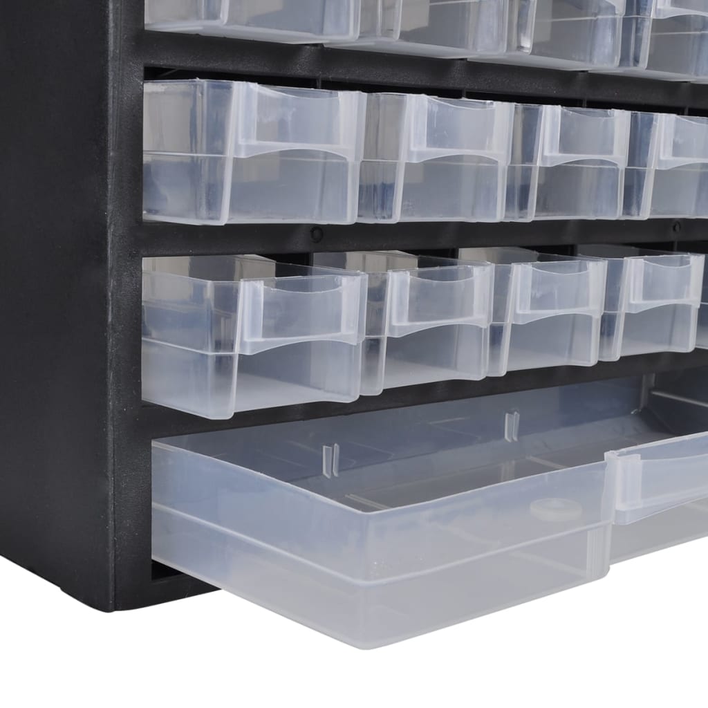41-Drawer Storage Cabinet Tool Box 2 Pcs Plastic