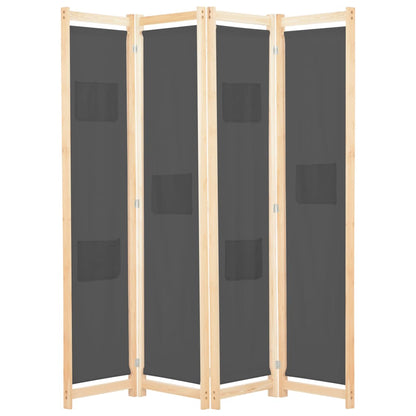 6-Panel Room Divider 240X170X4 Cm Fabric