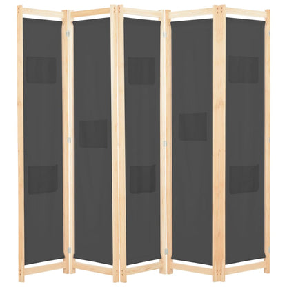 6-Panel Room Divider 240X170X4 Cm Fabric
