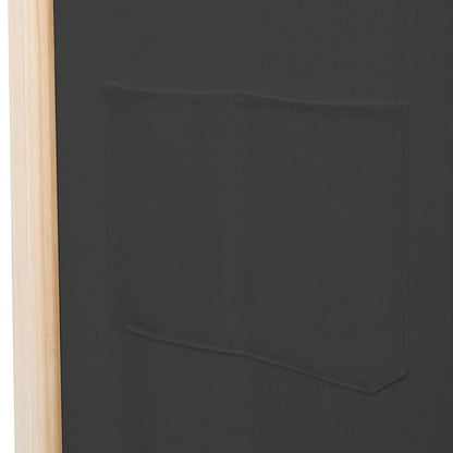 6-Panel Room Divider 240X170X4 Cm Fabric