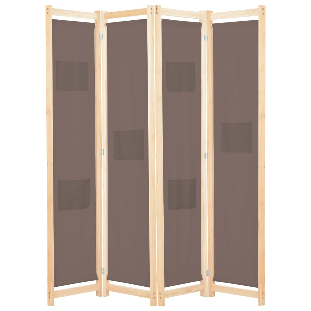 6-Panel Room Divider 240X170X4 Cm Fabric