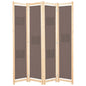6-Panel Room Divider 240X170X4 Cm Fabric