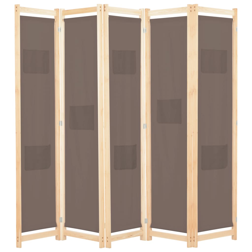 6-Panel Room Divider 240X170X4 Cm Fabric