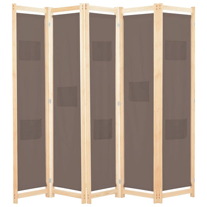 6-Panel Room Divider 240X170X4 Cm Fabric