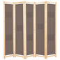 6-Panel Room Divider 240X170X4 Cm Fabric