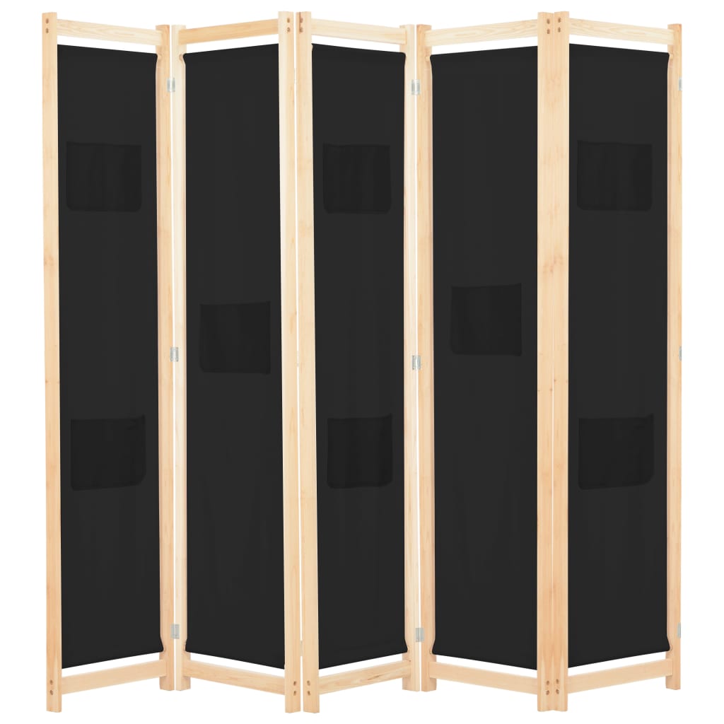 6-Panel Room Divider 240X170X4 Cm Fabric