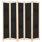 6-Panel Room Divider 240X170X4 Cm Fabric