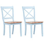 Dining Chairs 6 Pcs Solid Rubber Wood