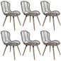 Dining Chairs 2 Pcs Natural Rattan