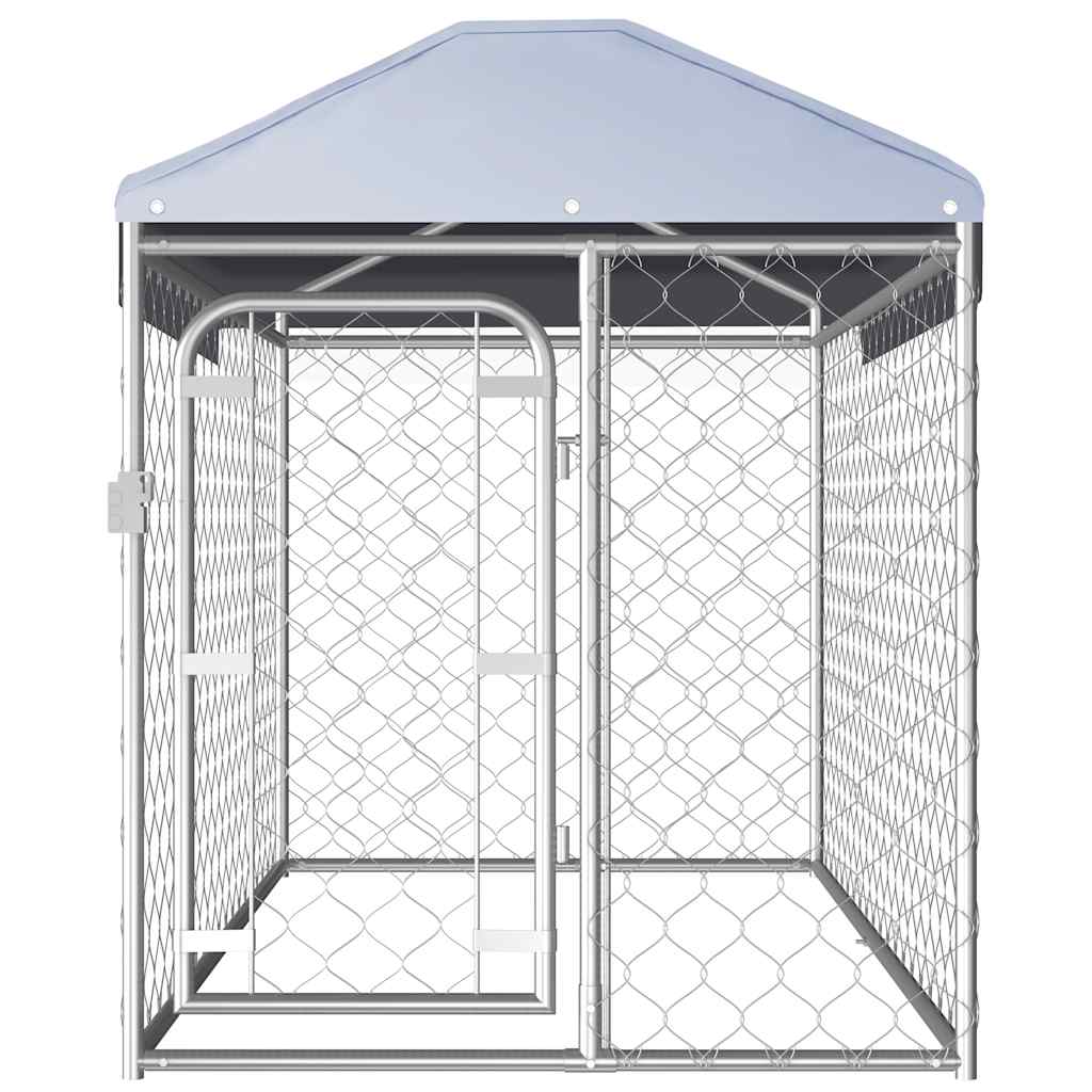 Outdoor Dog Kennel With Roof