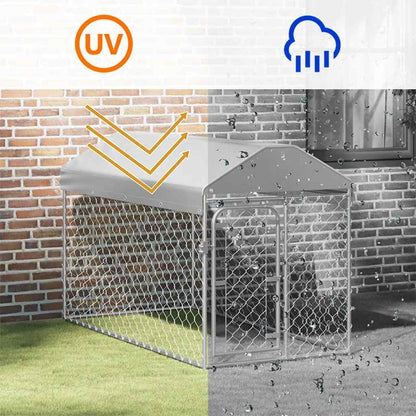 Outdoor Dog Kennel With Roof