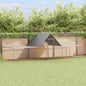 Chicken Coop 3X1X1.5 M Galvanised Steel