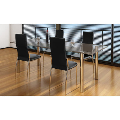 Dining Chairs 6 Pcs Faux Leather