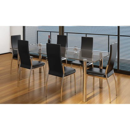 Dining Chairs 6 Pcs Faux Leather
