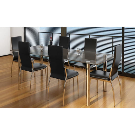 Dining Chairs 6 Pcs Faux Leather