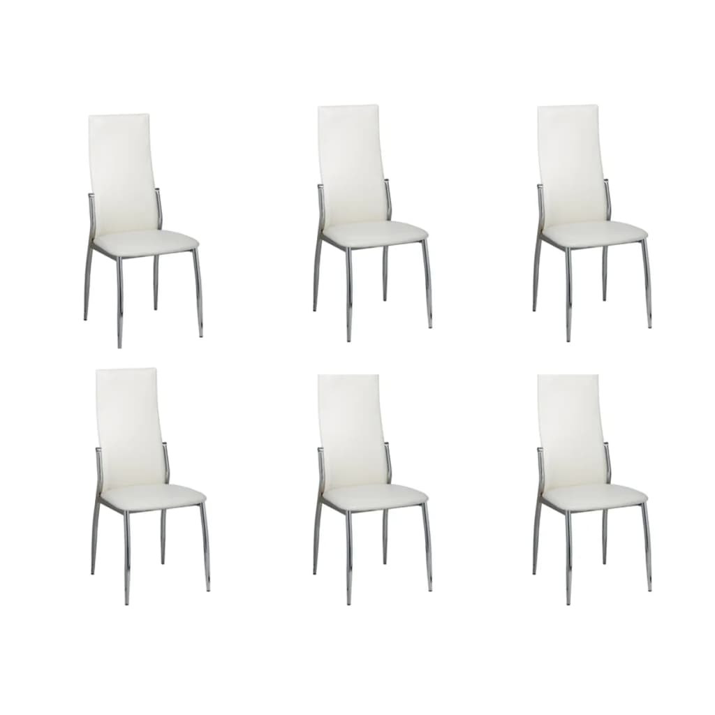 Dining Chairs 6 Pcs Faux Leather