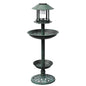 Bird Bath/ Feeder With Solar Light