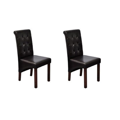 Dining Chairs 2 Pcs Faux Leather