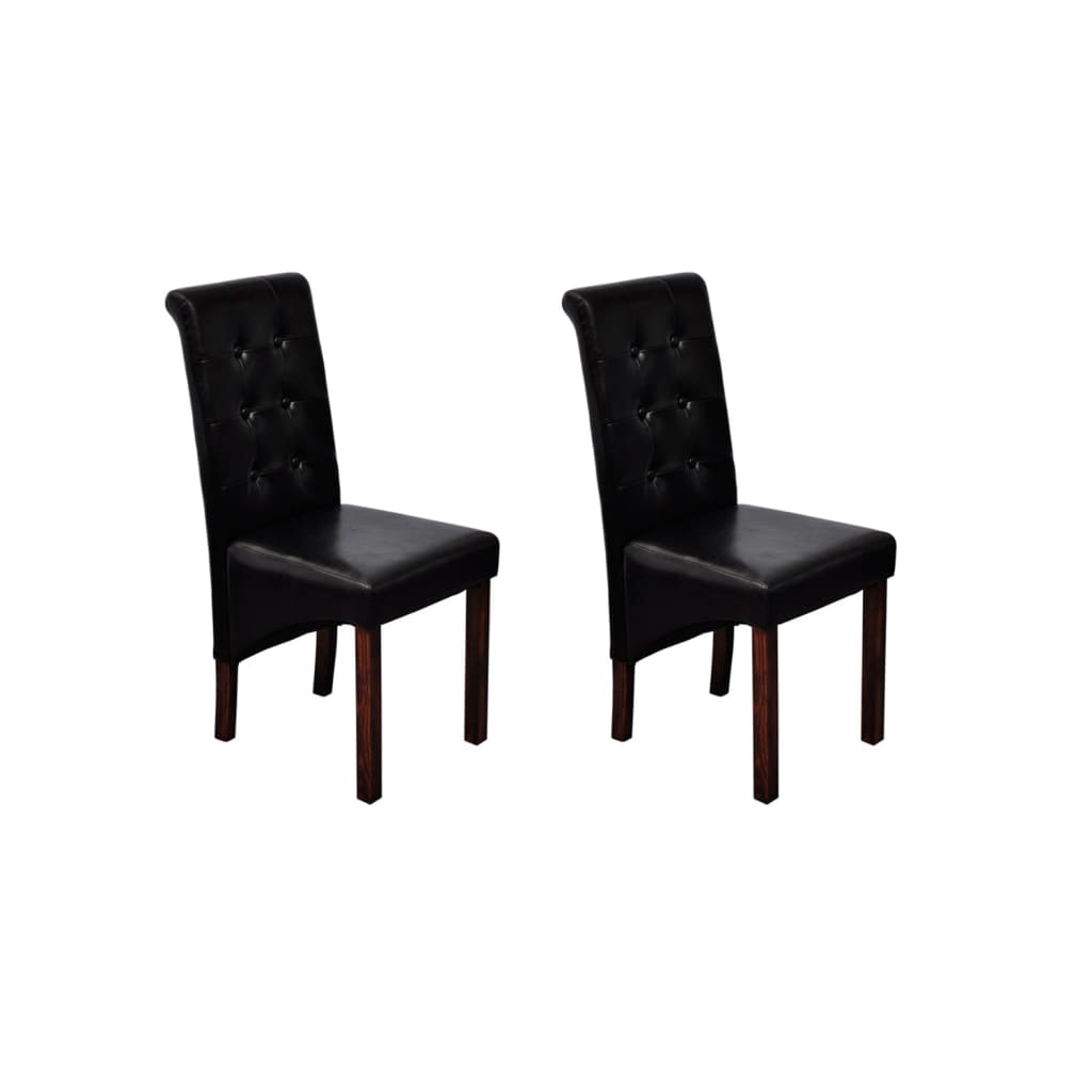 Dining Chairs 2 Pcs Faux Leather