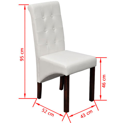 Dining Chairs 2 Pcs Faux Leather