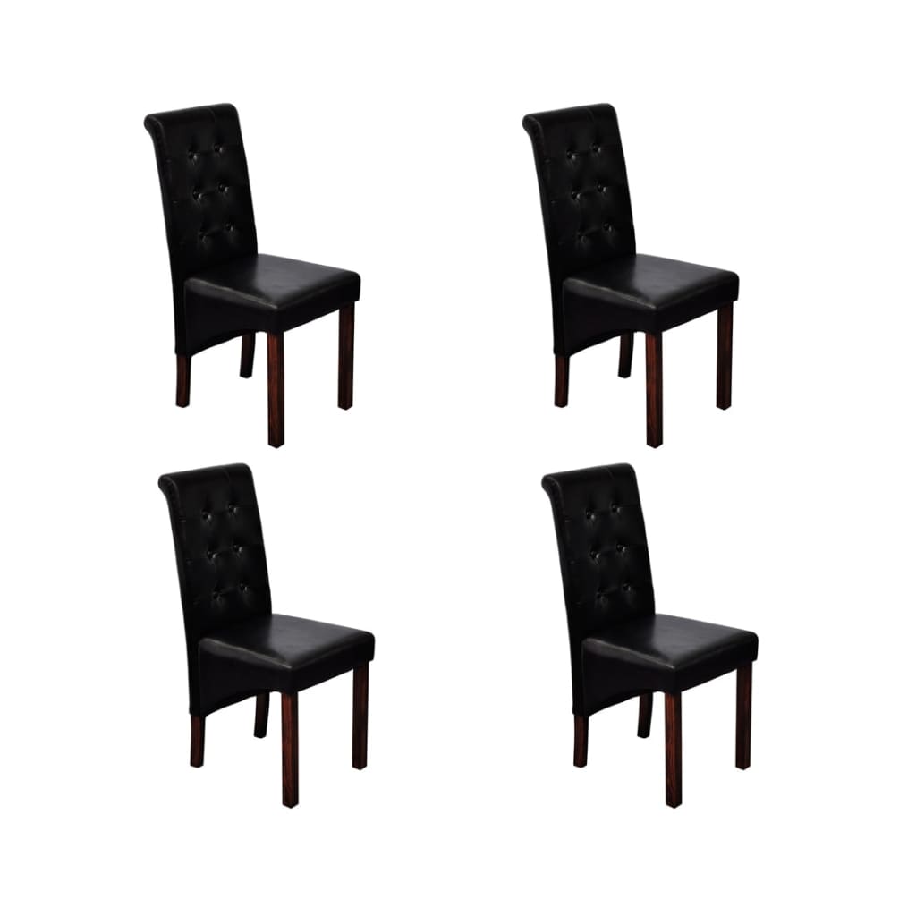 Dining Chairs 2 Pcs Faux Leather